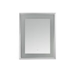  AQUADOM Madison 30"x36"x2.28" LED Lighted Chamfer Frame Mirror with Defogger, 3 Color Lighting, Wall Mount Vertical or Horizontal Installation in Matte Black (Copy)