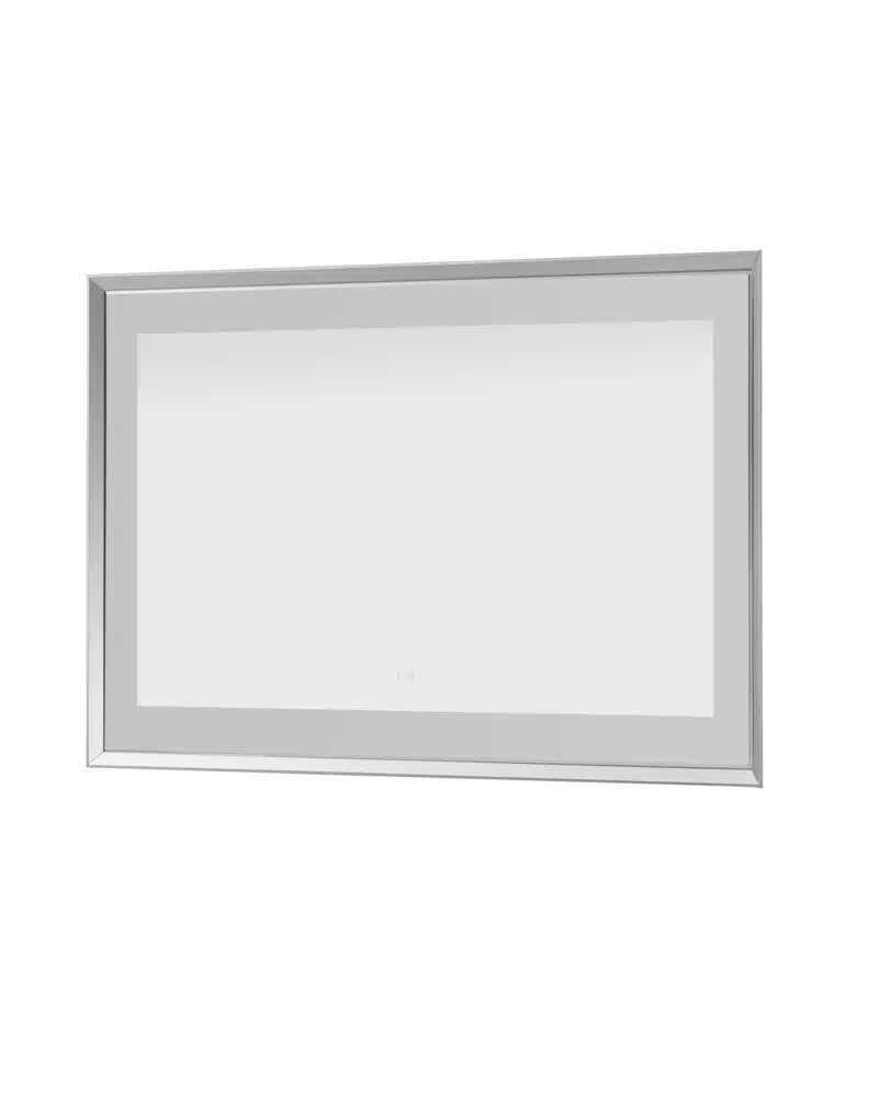  AQUADOM Madison 48"x36"x2.28" LED Lighted Chamfer Frame Mirror with Defogger, 3 Color Lighting, Wall Mount Vertical or Horizontal Installation in Matte Black (Copy)