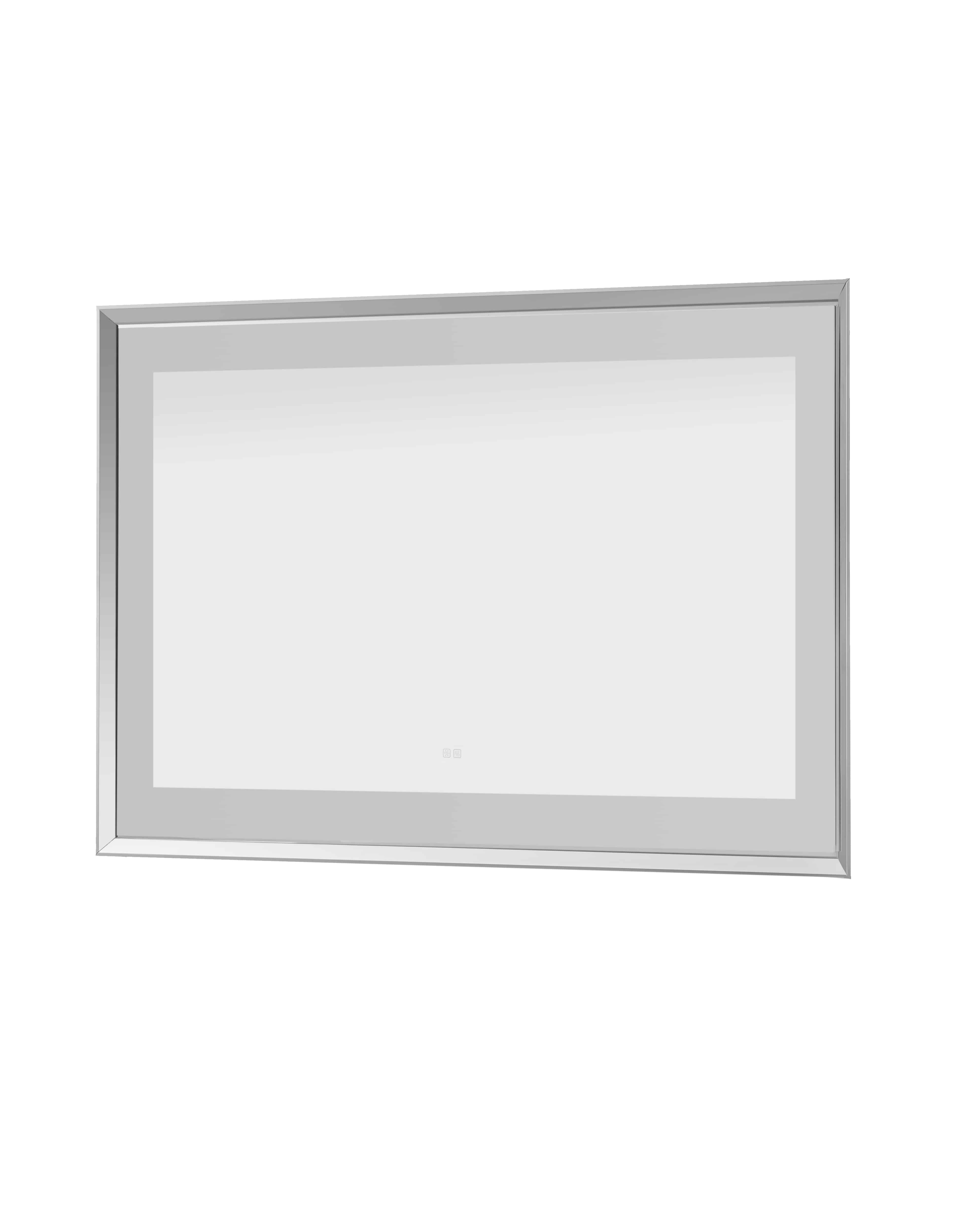 AQUADOM Madison 48"x36"x2.28" LED Lighted Chamfer Frame Mirror with Defogger, 3 Color Lighting, Wall Mount Vertical or Horizontal Installation in Matte Black (Copy) AQUADOM Madison 48"x36"x2.28" LED Lighted Chamfer Frame Mirror with Defogger, 3 Color Lighting, Wall Mount Vertical or Horizontal Installation in Matte Black (Copy)