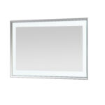  AQUADOM Madison 48"x36"x2.28" LED Lighted Chamfer Frame Mirror with Defogger, 3 Color Lighting, Wall Mount Vertical or Horizontal Installation in Matte Black (Copy)