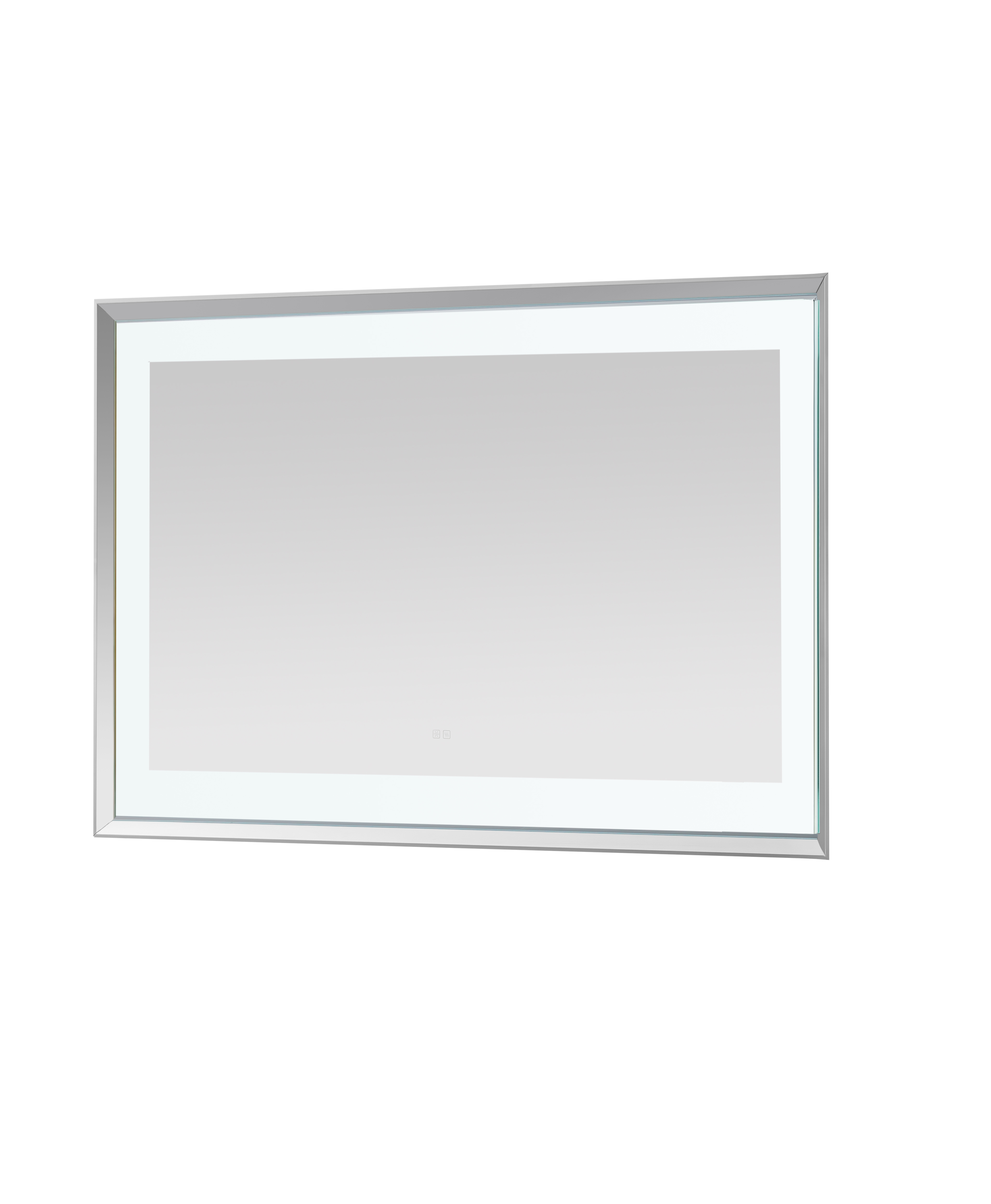 AQUADOM Madison 48"x36"x2.28" LED Lighted Chamfer Frame Mirror with Defogger, 3 Color Lighting, Wall Mount Vertical or Horizontal Installation in Matte Black (Copy) AQUADOM Madison 48"x36"x2.28" LED Lighted Chamfer Frame Mirror with Defogger, 3 Color Lighting, Wall Mount Vertical or Horizontal Installation in Matte Black (Copy)