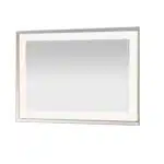  AQUADOM Madison 48"x36"x2.28" LED Lighted Chamfer Frame Mirror with Defogger, 3 Color Lighting, Wall Mount Vertical or Horizontal Installation in Matte Black (Copy)