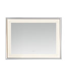  AQUADOM Madison 48"x36"x2.28" LED Lighted Chamfer Frame Mirror with Defogger, 3 Color Lighting, Wall Mount Vertical or Horizontal Installation in Matte Black (Copy)