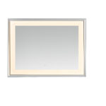  AQUADOM Madison 48"x36"x2.28" LED Lighted Chamfer Frame Mirror with Defogger, 3 Color Lighting, Wall Mount Vertical or Horizontal Installation in Matte Black (Copy)